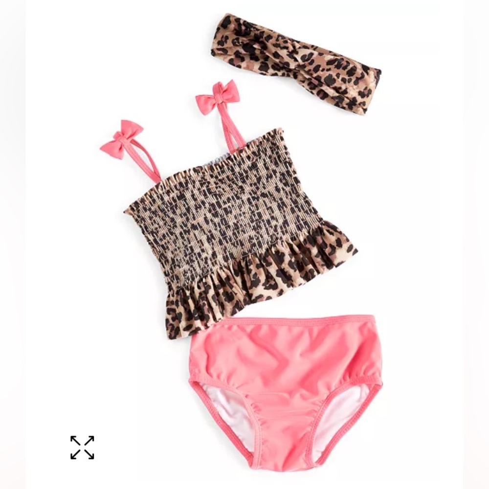First Impressions Baby Girl Leopard Print Set